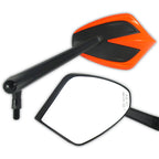 Lenkerspiegel Paar Progress-Line Move, Orange, Alu & ABS, E-geprüft, M10 Gewinde