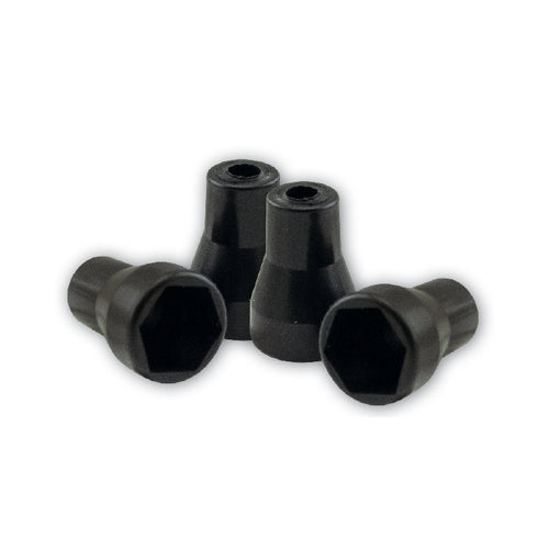 Blinker Abdeckhülsen Set Progress-Line Schwarz für M8 Gewinde 4 Stück
