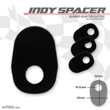Blinker Montageplatten für Suzuki Modelle, Edelstahl
