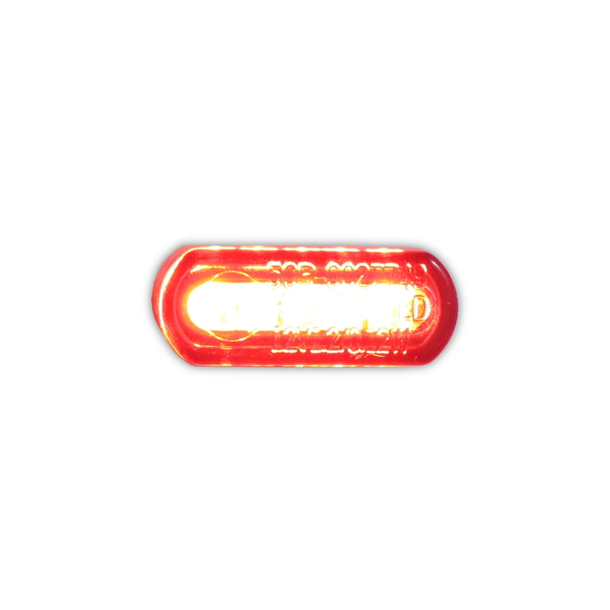 LED-Einbaurücklicht Progress-Line Heat, Getönt, 21,5x8,5 mm, E-geprüft, 12V/0,1W