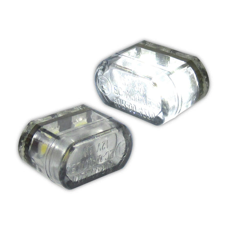 LED Einbaupositionslichter Micro Heat, Klares Glas, 12V/1W LED´s , E-Geprüft