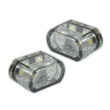 LED Einbaupositionslichter Micro Heat, Klares Glas, 12V/1W LED´s , E-Geprüft
