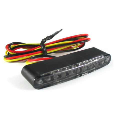 LED-Einbaurücklicht Fine-Liner schwarz, Getönt, 53x7 mm, E-geprüft, 12V/1W