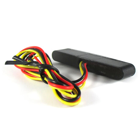 LED-Einbaurücklicht Fine-Liner schwarz, Getönt, 53x7 mm, E-geprüft, 12V/1W