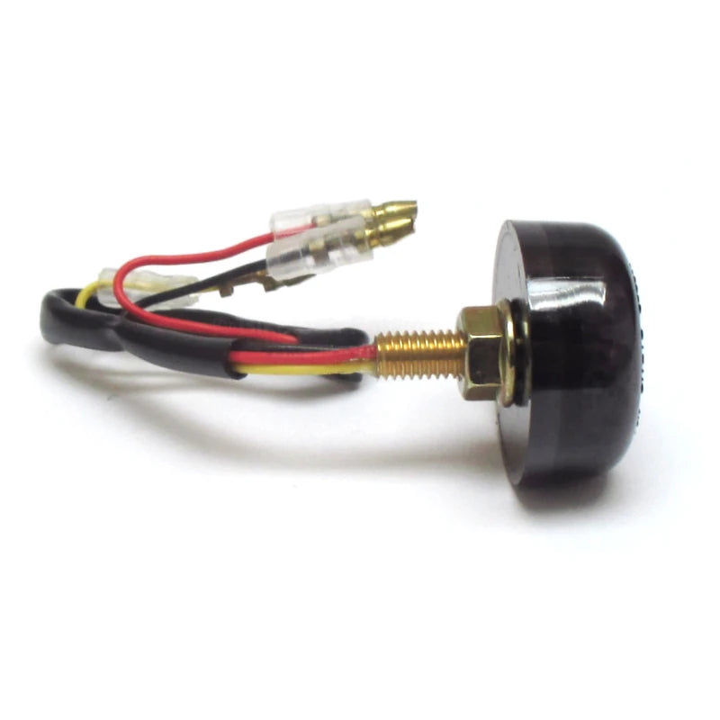 LED-Rücklicht Trenta schwarz, Getönt, Ø 30 mm, E-geprüft, 12V/1W