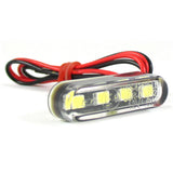 SMD Einbau-Kennzeichenbeleuchtung VENTO, Klares Glas, 12V/1,5W, E-geprüft