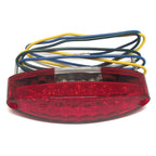 LED Rücklicht NUMBER 1 mit Kennzeichenbeleuchtung, rot