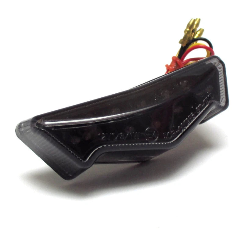 LED-Rücklicht Joker schwarz, Getönt, 90x30 mm, mit KZL, E-geprüft, 12V/1W