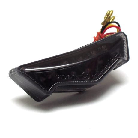 LED-Rücklicht Joker schwarz, Getönt, 90x30 mm, mit KZL, E-geprüft, 12V/1W