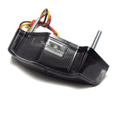 LED-Rücklicht Joker schwarz, Getönt, 90x30 mm, mit KZL, E-geprüft, 12V/1W