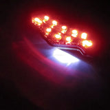 LED-Rücklicht Joker schwarz, Getönt, 90x30 mm, mit KZL, E-geprüft, 12V/1W