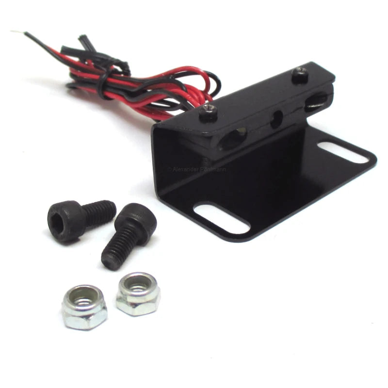 LED Kennzeichenbeleuchtung Set Progress Line Trio Typ 1, Schwarz, E-geprüft