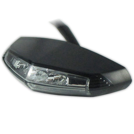 LED-Rücklicht GT-01 schwarz, Getönt, 87x21,5 mm, mit KZL, E-geprüft, 12V/0,8W