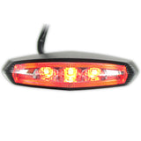 LED-Rücklicht GT-01 schwarz, Getönt, 87x21,5 mm, mit KZL, E-geprüft, 12V/0,8W