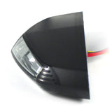 LED-Rücklicht GT-01 schwarz, Getönt, 87x21,5 mm, mit KZL, E-geprüft, 12V/0,8W