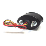 LED-Rücklicht Cat-Eye schwarz, Getönt, 68x43 mm, mit KZL, E-geprüft, 12V/1W