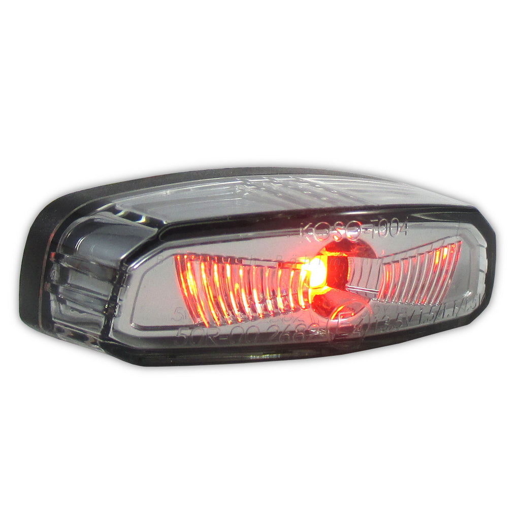 LED Rücklicht KOSO HAWKEYE, getöntes Glas