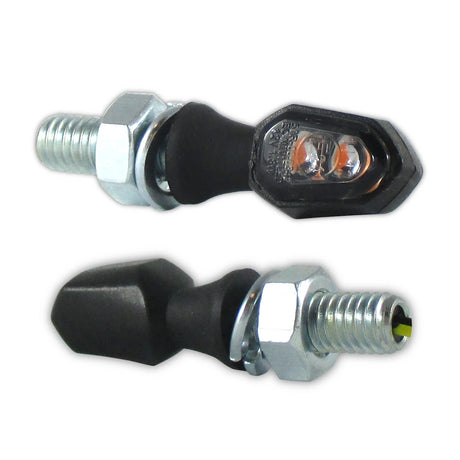 LED Blinker Progress-Line Vision, Schwarz, Getönt, E-geprüft