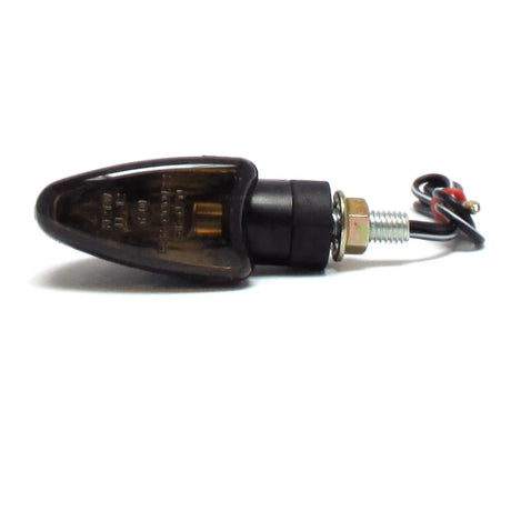 Mini Blinker Progress-Line Arrow, Schwarz, Getönt, Kurzer Arm, E-geprüft, 21W
