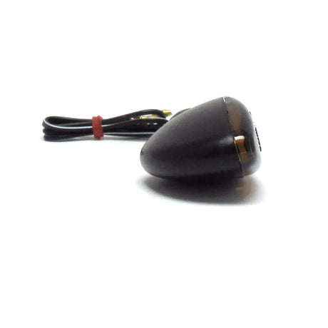 Mini Blinker Progress-Line Arrow, Schwarz, Getönt, Kurzer Arm, E-geprüft, 21W