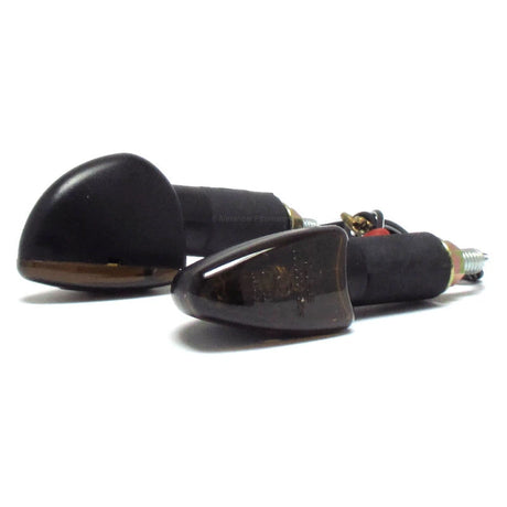 Mini Blinker Progress-Line Arrow, Schwarz, Getönt, Langer Arm, E-geprüft, 21W