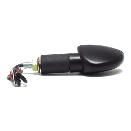 Mini Blinker Progress-Line Arrow, Schwarz, Getönt, Langer Arm, E-geprüft, 21W