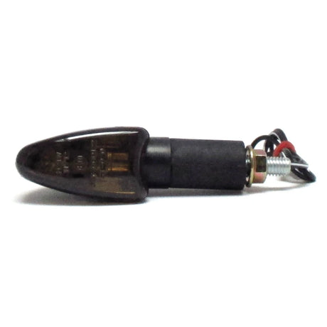Mini Blinker Progress-Line Arrow, Schwarz, Getönt, Langer Arm, E-geprüft, 21W