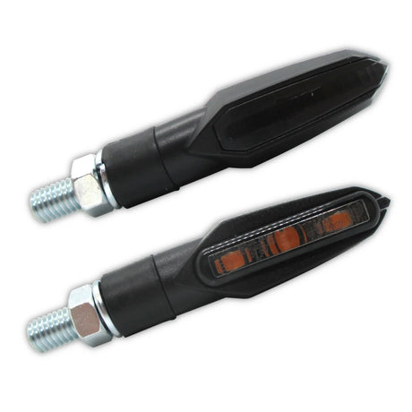 LED Blinker Progress-Line Slight, Schwarz, Getönt, E-geprüft