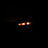 LED-Blinker Paar Progress-Line Slight, Weiss, Getönt, M8, E-geprüft, 12V/2W