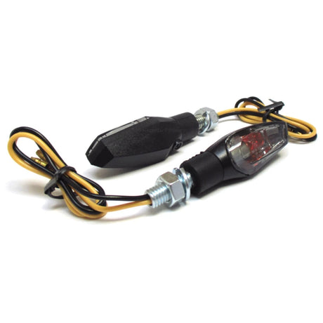 Mini Blinker Progress-Line Nova, Schwarz, Getönt, E-geprüft, 12V 6W