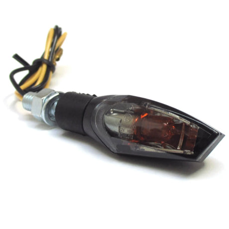 Mini Blinker Progress-Line Nova, Schwarz, Getönt, E-geprüft, 12V 6W