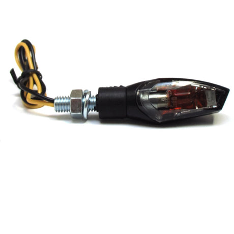Mini Blinker Progress-Line Nova, Schwarz, Getönt, E-geprüft, 12V 6W