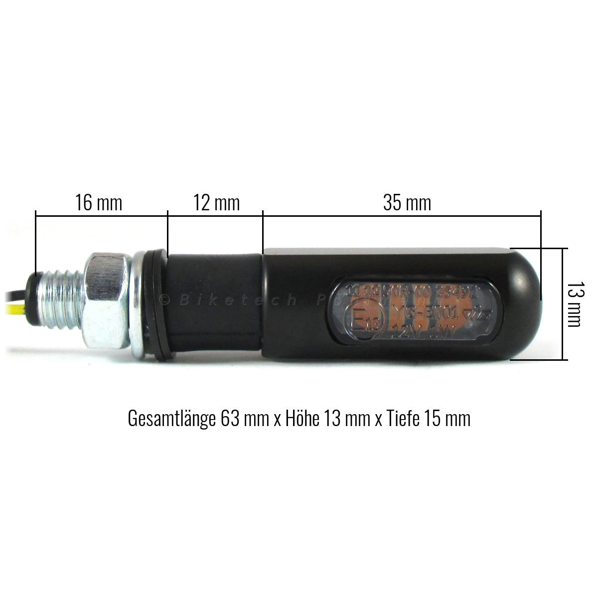 SMD Blinker HEAT, schwarz