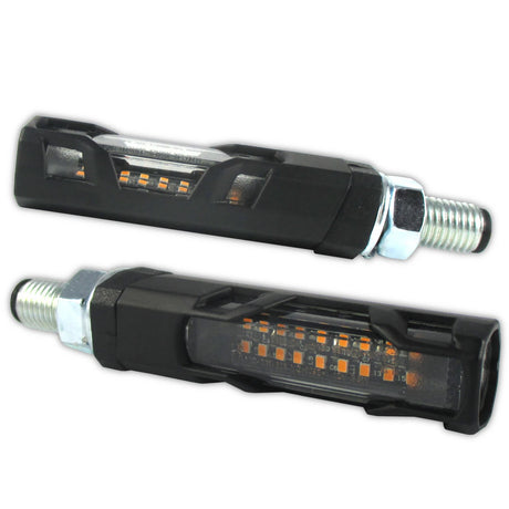 LED Lauflicht Blinker Progress-Line Evo schwarz, Getönt, E-geprüft, 12V 3,8W