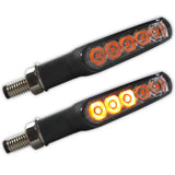 LED-Lauflichtblinker Progress-Line Jet schwarz, Getönt, E-geprüft, 12V/4W