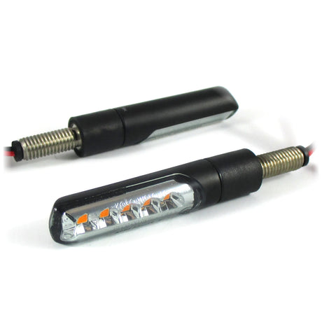 LED Lauflicht Blinker Progress-Line Bold schwarz, Getönt, E-geprüft, 12V 3,2W