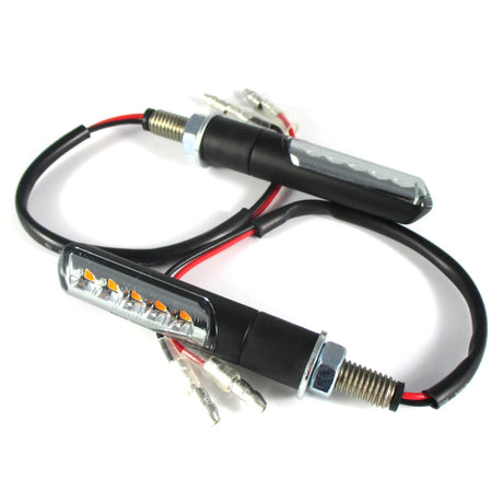 LED Lauflicht Blinker Progress-Line Bold schwarz, Getönt, E-geprüft, 12V 3,2W