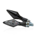 LED-Blinker Paar Progress-Line Spark schwarz, Getönt, M8, E-geprüft, 12V/2,8W