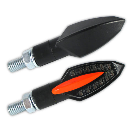 LED Blinker Progress-Line Sliver, Orange, Getönt, E-geprüft