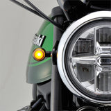 LED-Blinker Paar Daytona SOL schwarz, Getönt, M8, E-geprüft, 12V/2,1W