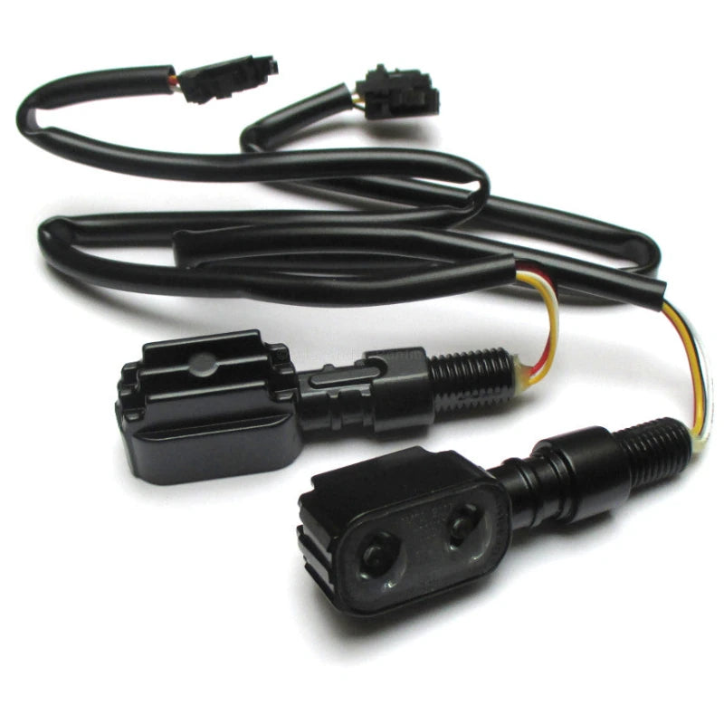 LED-Blinker mit Rück- & Bremslicht Progress-Line Fluted 3in1, Schwarz, E-geprüft