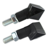 LED-Blinker Paar Progress-Line Rhomb schwarz, Getönt, M8, E-geprüft, 12V/1,7W