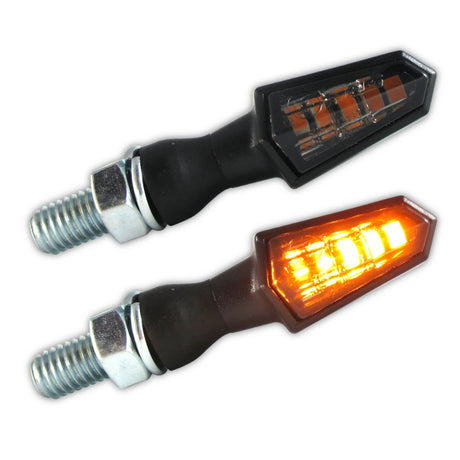 LED Blinker Progress-Line Pike, Schwarz, Getönt, E-geprüft