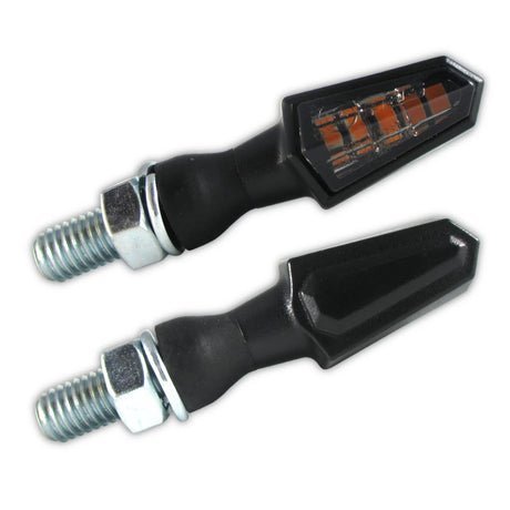 LED Blinker Progress-Line Pike, Schwarz, Getönt, E-geprüft