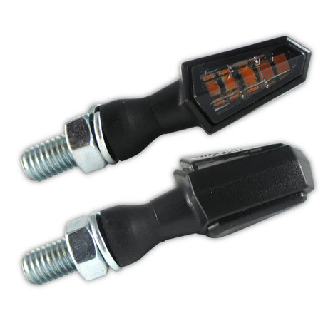 LED Blinker Progress-Line Pike, Schwarz, Getönt, E-geprüft