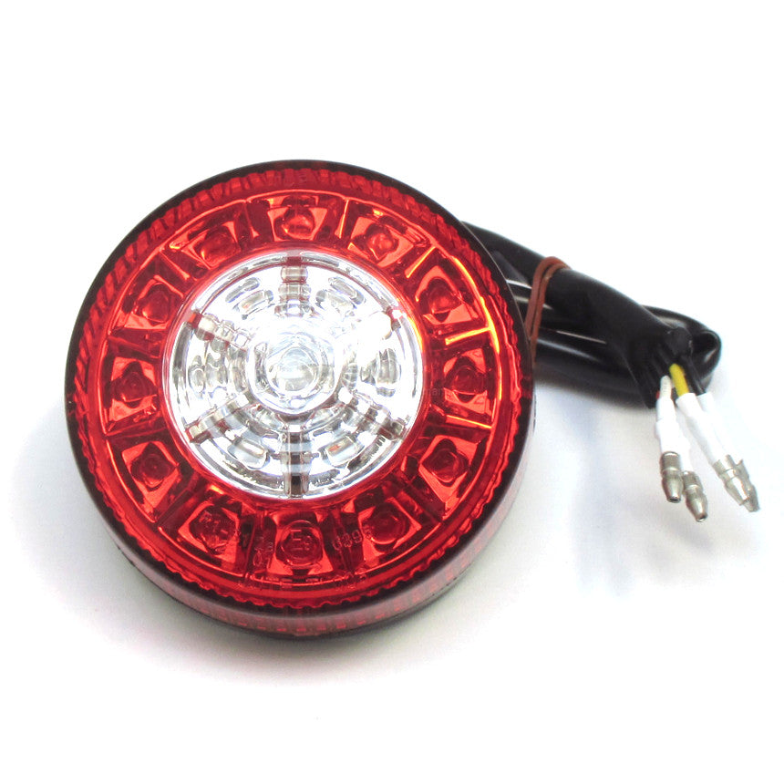 LED Blinker ROUND mit Rücklicht und Bremslicht