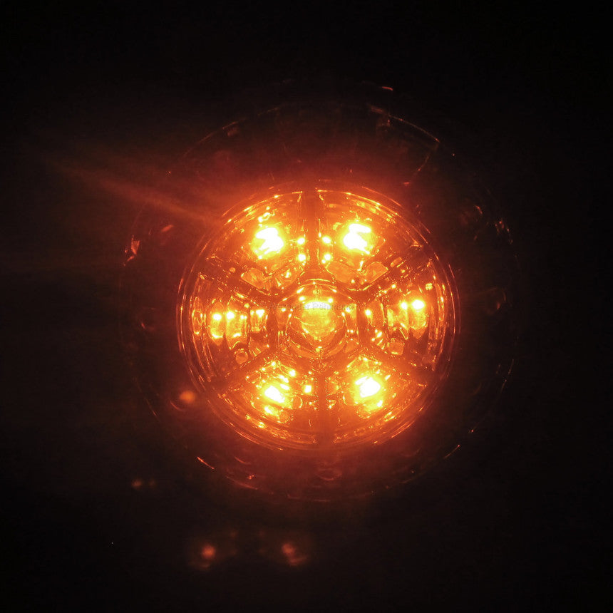 LED Blinker ROUND mit Rücklicht und Bremslicht