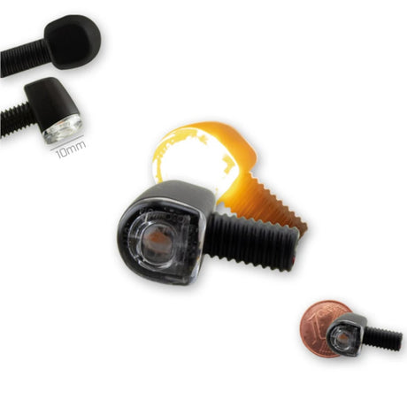 LED Blinker Progress-Line Fly, Schwarz, Klar, E-geprüft