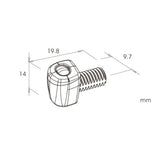 LED-Blinker Paar Progress-Line Fly schwarz, Klar, M6, E-geprüft, 12V/1,5W