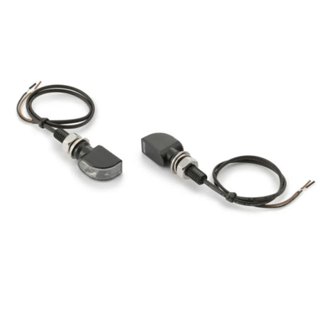 LED-Blinker Paar Daytona D-Light Mini 1 schwarz, Getönt, M8, E-geprüft, 12V/3,4W